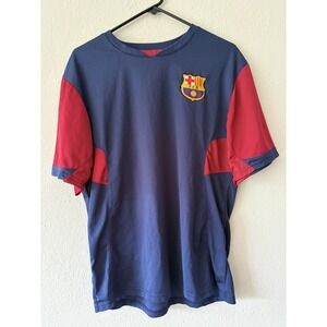 FC Barcelona FCB Barca Shirt Official Licensed Navy Blue Sport Soccer Footbal XL
